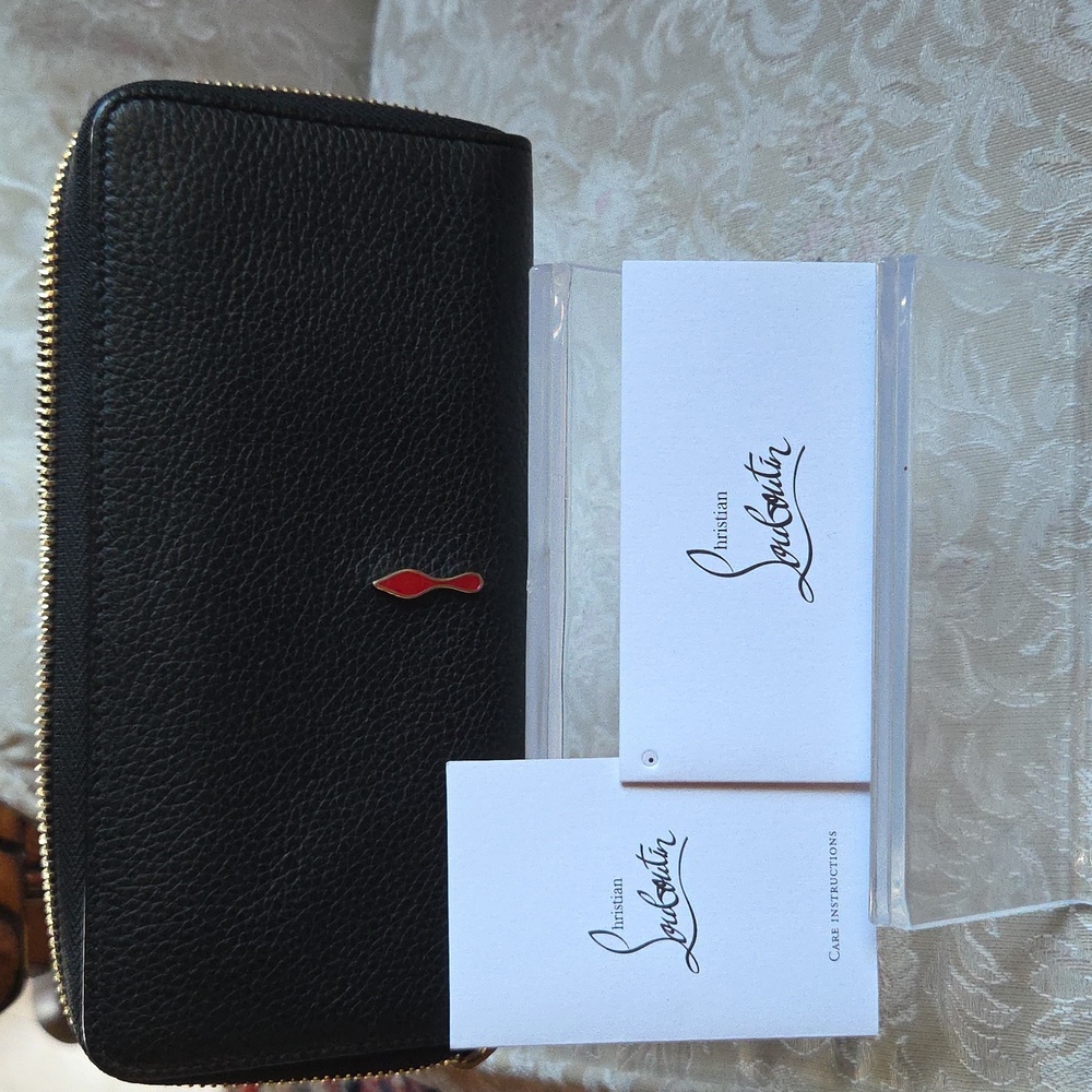 Christian‎ Loubiton Black Leather Wallet - Picture 7 of 7